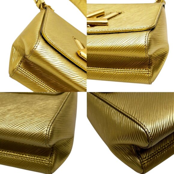 (S6) Louis Vuitton Hand Bag Twist PM Gold Epi Leather - Picture 9 of 13